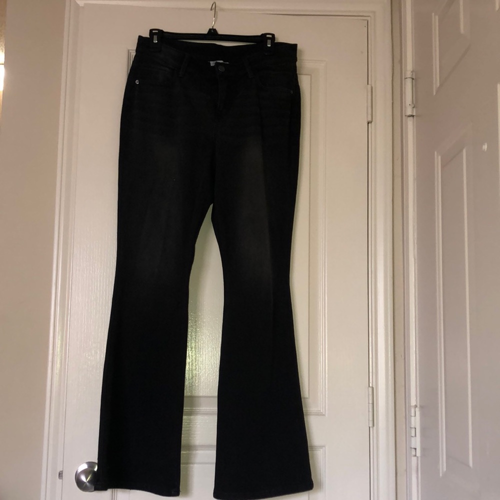 Stretchy and Soft Women’s Black Bootcut Jeans